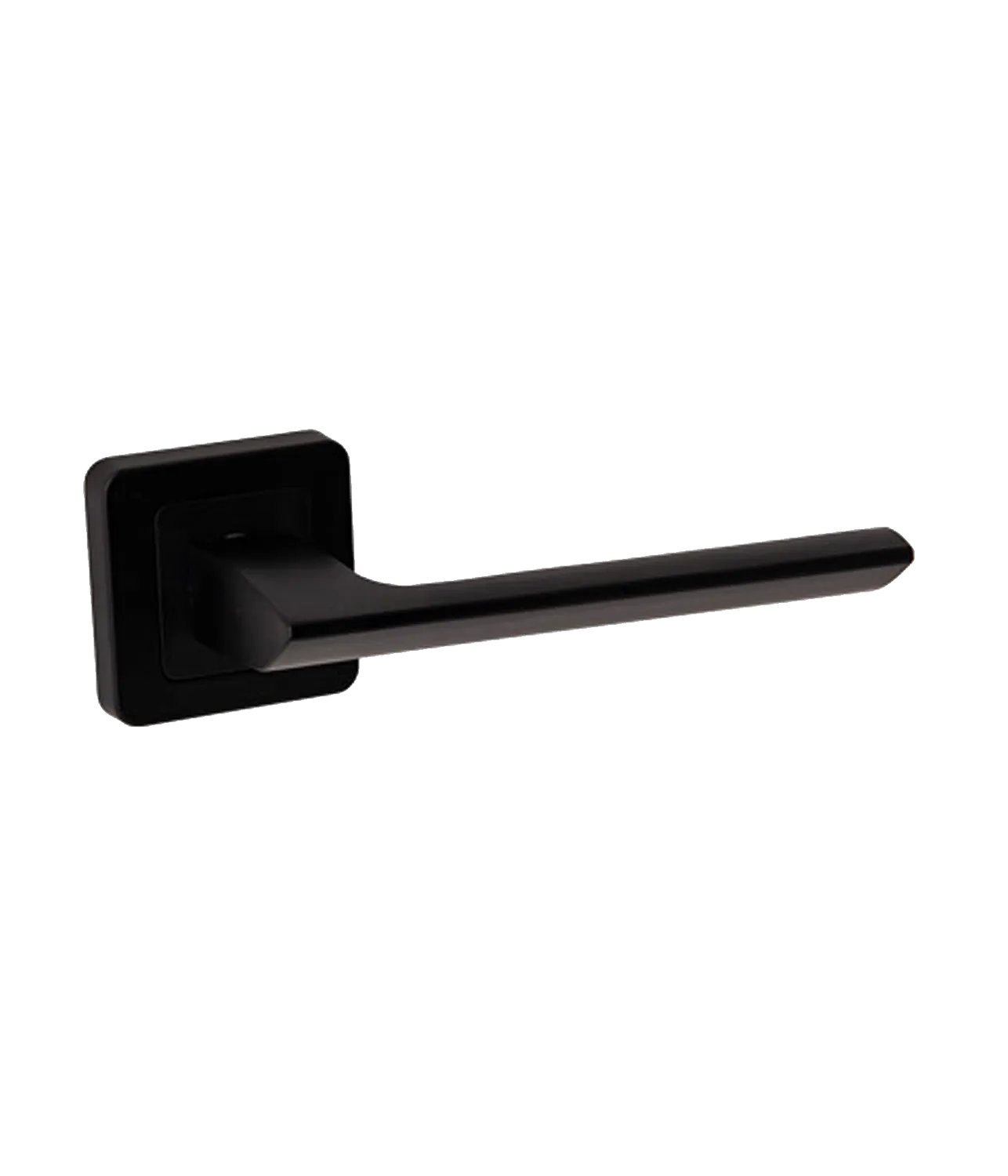 Ручка дверная Code Deco на квадратном основании H-22105-A-BLM черный TD185225